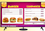 design your animated digital menu boards for restaurants